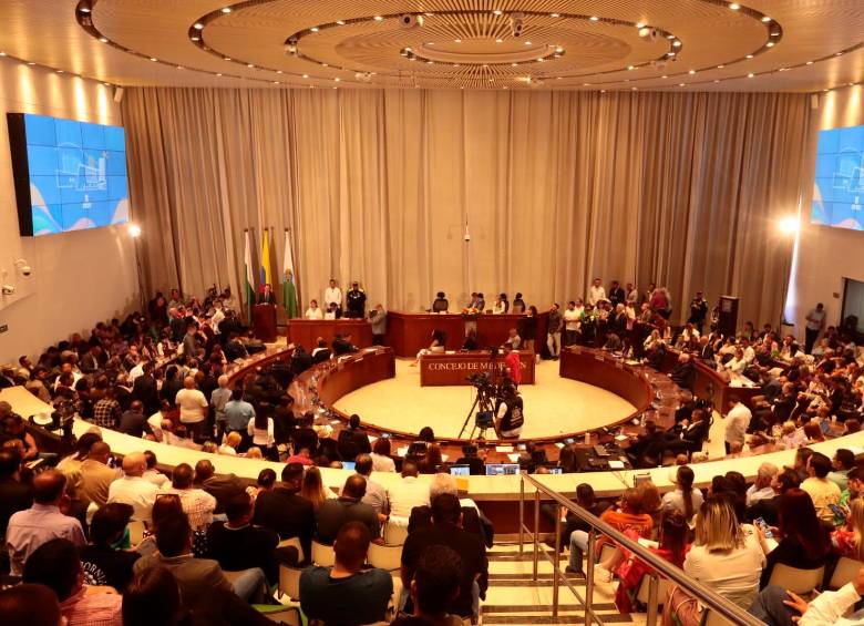 En el Concejo de Medellín la instrucción es tener políticas de austeridad en el nuevo periodo. FOTO Carlos Velásquez