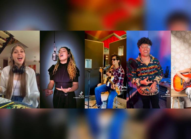 La plataforma gana peso para ofrecer a varios artistas un nuevo escenario para exhibir su arte. FOTO cortesía TikTok