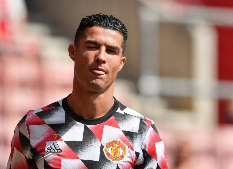 Cristiano Ronaldo atraviesa un presente complicado en Inglaterra. FOTO EFE
