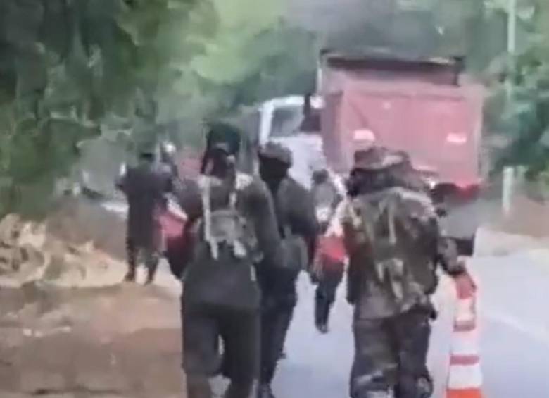 Inteligencia militar relacionó la acción con una posible retaliación tras recientes golpes a las economías ilícitas del grupo armado en el norte del Cauca. FOTO: CAPTURA DE PANTALLA 