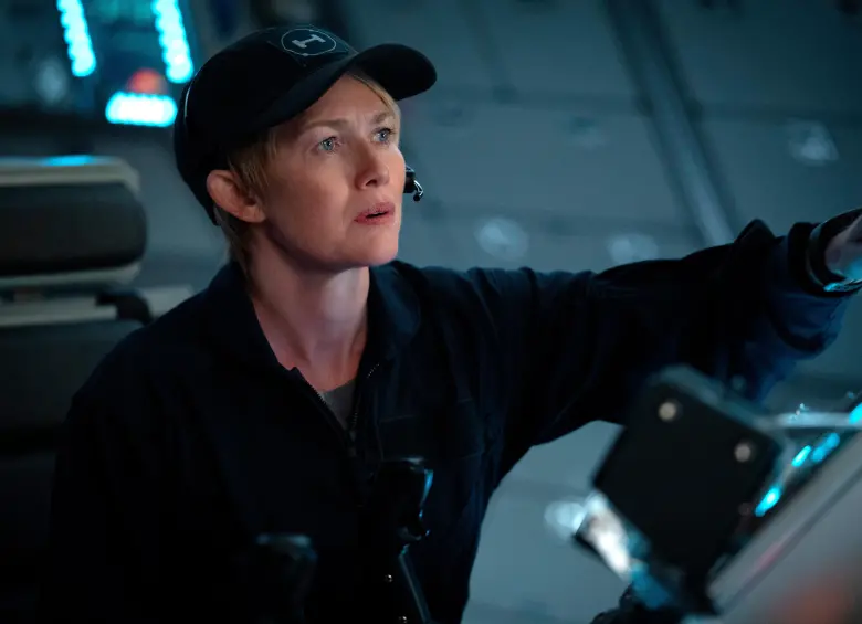 Mireille Enos hace parte de la quinta temporada de For all mankind, la serie que nos pone a vivir en la Luna y Marte, mucho antes de que sea una realidad. FOTO Cortesía Apple TV
