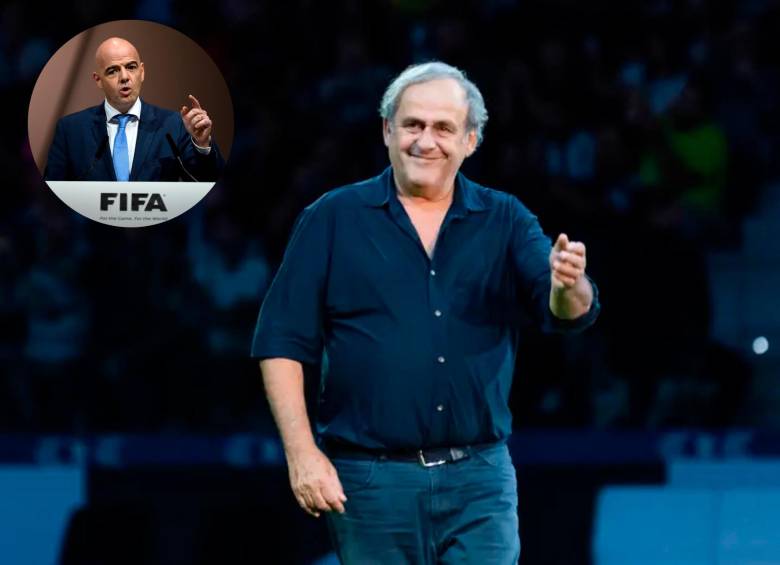 Michel Platini nunca tuvo buena relación con Infantino. FOTOS: X FIFA y FFF