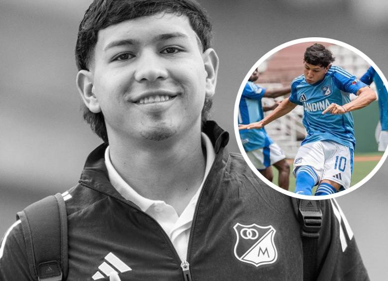 El joven de Millonarios falleció tras desplomarse en un partido Sub-20 contra Santa Fe el pasado sábado 21 de marzo. FOTO: Tomada de redes sociales @MillosFCoficial