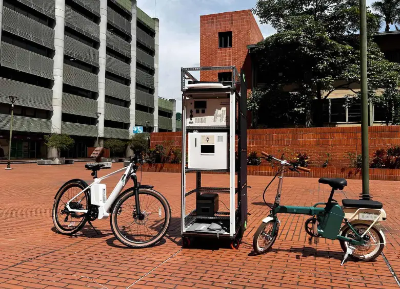 Esta es la estación móvil desarrollada en el marco del proyecto. FOTO: Cortesía UdeA