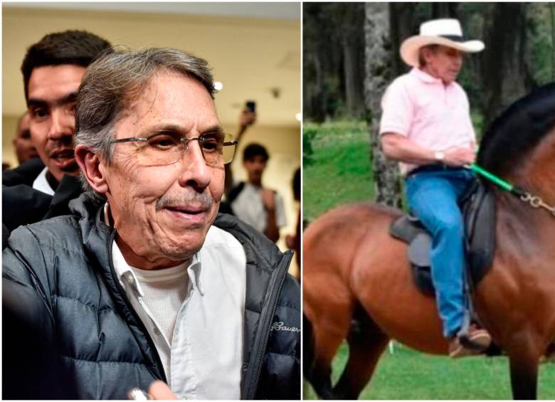 Fabio Ochoa Vásquez regresó a Colombia el pasado 23 de diciembre tras pagar una condena por narcotráfico en Estados Unidos. En Antioquia se le ha visto montando a caballo. FOTOS: Colprensa y cortesía