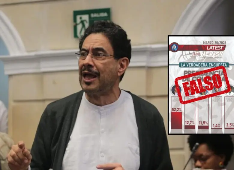 Fact check: Encuesta que da triunfo a Cepeda en primera vuelta es falsa