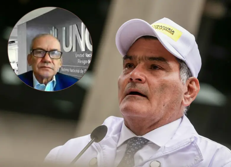 Carlos Ramón González, prófugo en Nicaragua y el procurador Gregorio Eljach. Foto: Colprensa