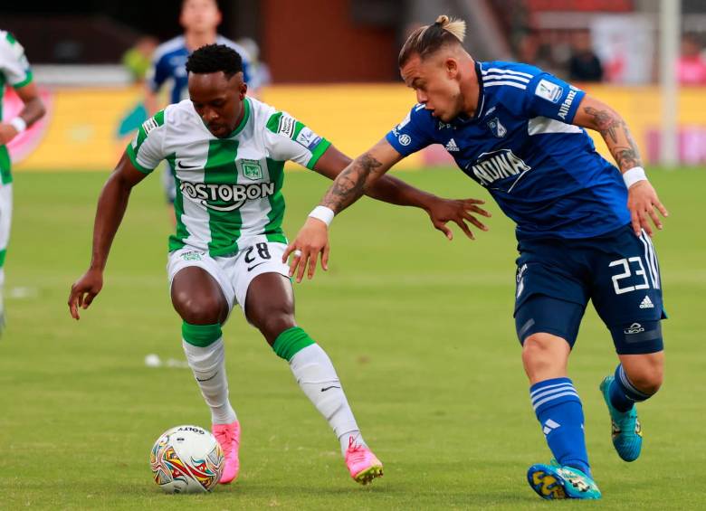 Nacional y Millonarios se enfrentaron en el Atanasio. FOTO MANUEL SALDARRIAGA