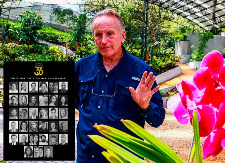 Daniel Piedrahíta es el creador de Alma del Bosque, una colección que hoy alberga 25.000 orquídeas de 5.000 especies. FOTO MANUEL SALDARRIAGA