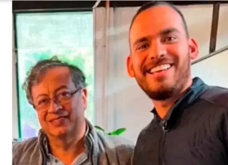 El presidente Gustavo Petro y Jaime Ramírez Cobo, exasesor en el Dapre. Foto: redes sociales.