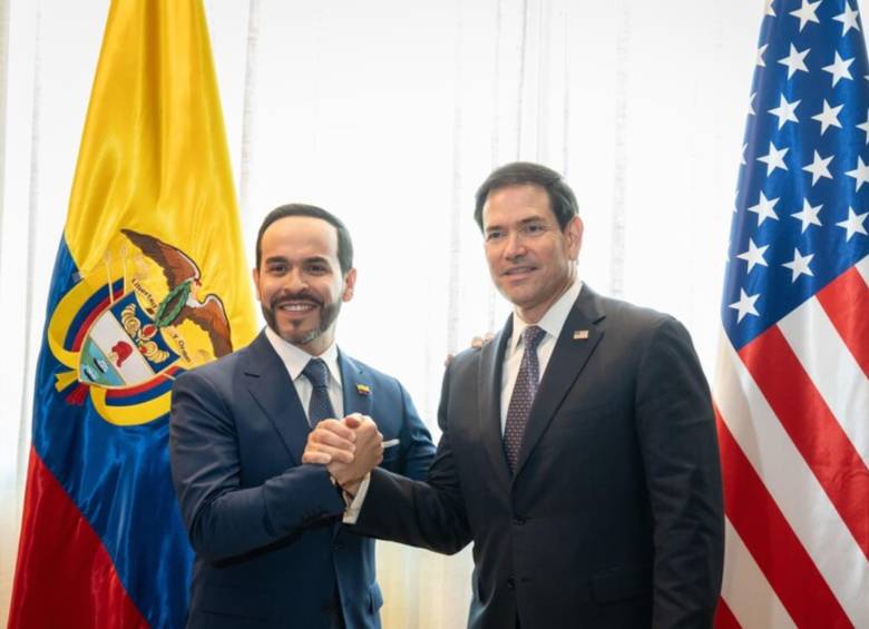 Secretaria de Estado de EE. UU. Marco Rubio en su visita a Colombia. Foto: Colprensa