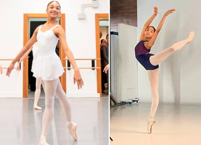 Valentina Ramos es una de las promesas del ballet antioqueño. Su profesora colombiana busca apoyo para su sostenimiento de la joven en Roma. Fotos: Cortesía.