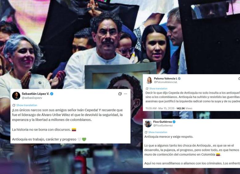 Sus palabras se dieron en medio de un discurso de media hora en el Parque Berrío a inicios de febrero de este año. Volvieron a salir a la luz tras la publicación de su Plan de Gobierno. FOTO MANUEL SALDARRIAGA.