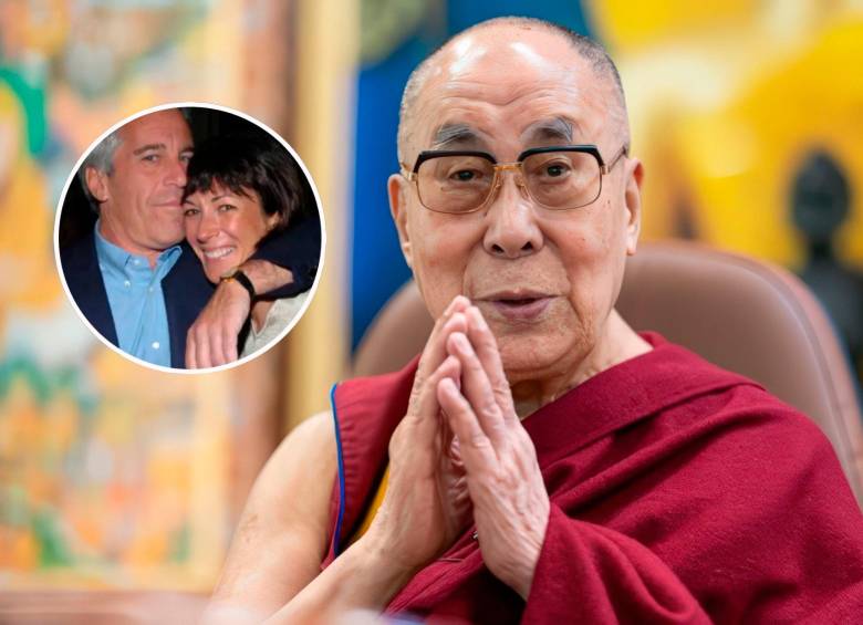 El Dalái Lama tiene millones de adeptos en el mundo, por eso escandalizó que su nombre apareciera en los archivos de Jeffrey Epstein. FOTO: Tomada de X @DalaiLama y Getty