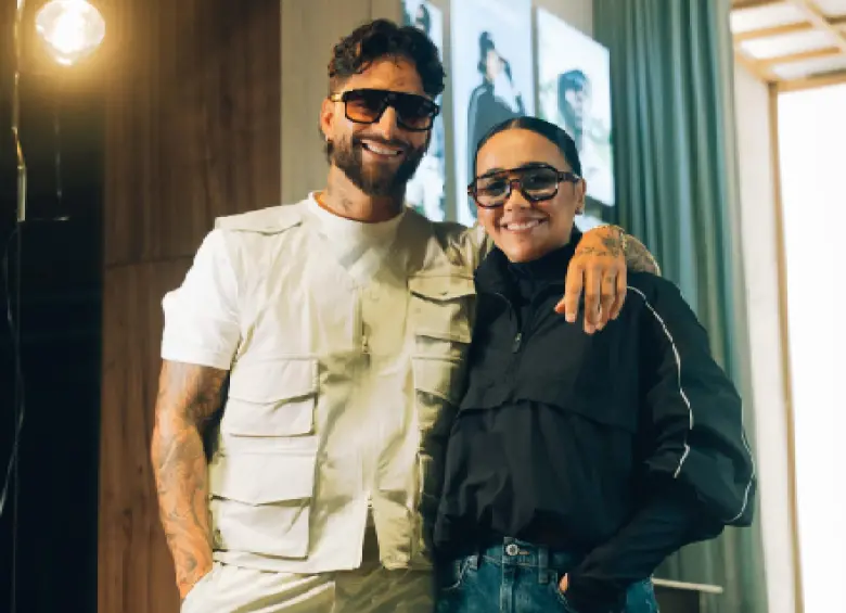 El cantante abrió su primera tienda permanente en Wake Living, Medellín. FOTO Colprensa