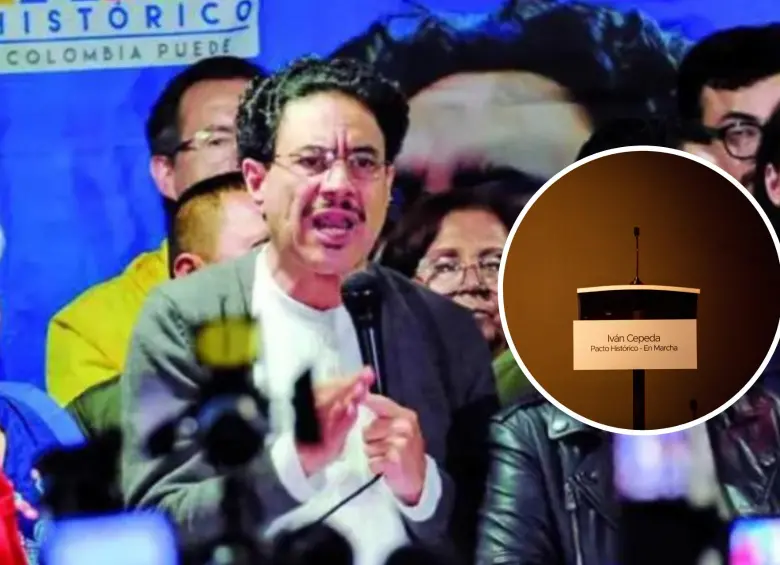 El candidato presidencial Iván Cepeda ha liderado todas las encuestas, hasta ahora. Foto: Colprensa - EL COLOMBIANO.