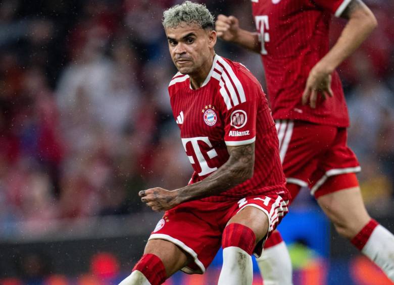 En esta temporada, Luis Díaz solo lleva un gol con el Bayern. FOTO: Tomada de las redes sociales de @LuisFDiaz19