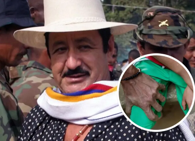 La Fiscalía confirmó la condena contra el exjefe paramilitar Hernán Giraldo Serna por crímenes cometidos contra tres menores de edad. FOTO: Colprensa y Migración Colombia
