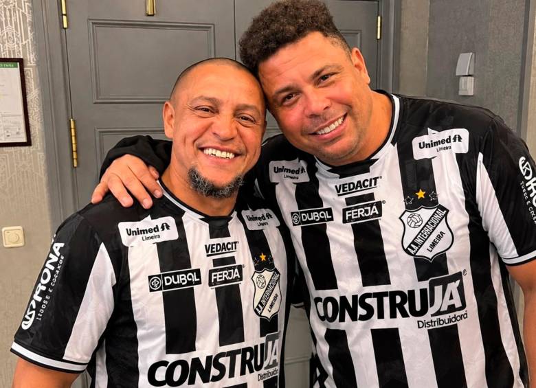 Roberto Carlos y Ronaldo trabajarán juntos para el Inter de Limeira. FOTO: Instagram Inter de Limeira
