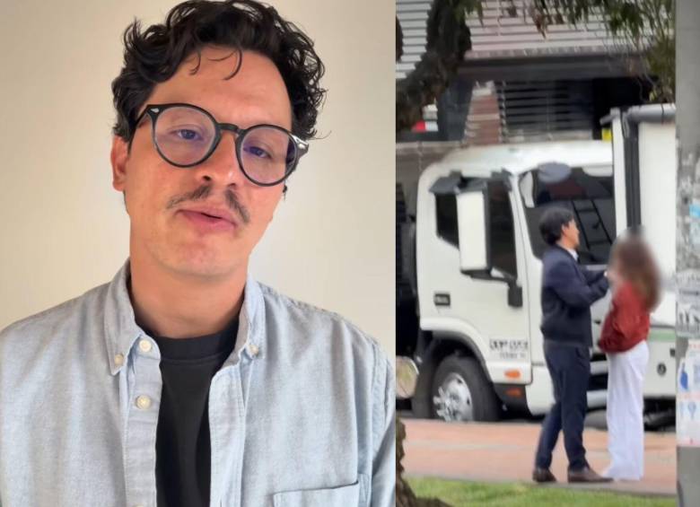 El actor Biassini Segura fue acusado de intentar besar a su hija en la boca durante varias ocasiones mientras compartía con ella en un espacio público en Bogotá. Fotos: capturas videos redes sociales