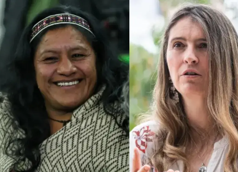 Tanto Paloma Valencia y Aída Quilcué son senadoras de la República y oriundas del departamento del Cauca. Foto: Colprensa/Camilo Suárez.