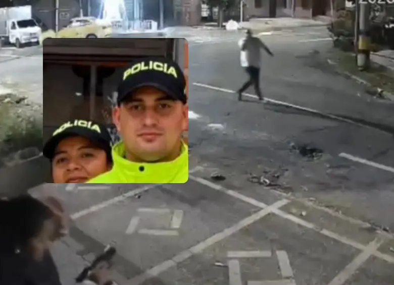 Las autoridades investigan las circunstancias en las que dos policías de la Sijín murieron durante un presunto caso de fuego amigo mientras verificaban una camioneta reportada como hurtada en Medellín. FOTO: Redes sociales.