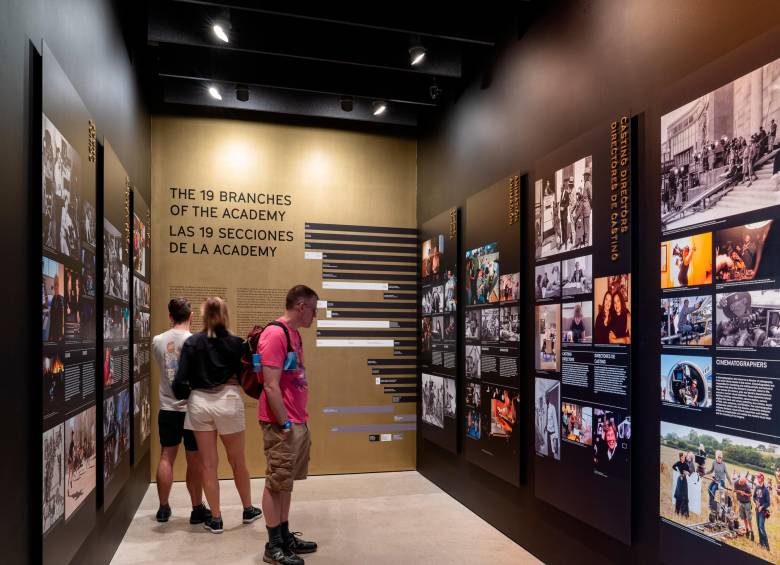 Esta es una de las primeras salas en las que se explica cada una de las categorías de los Premios Óscar. FOTO Cortesía Museo