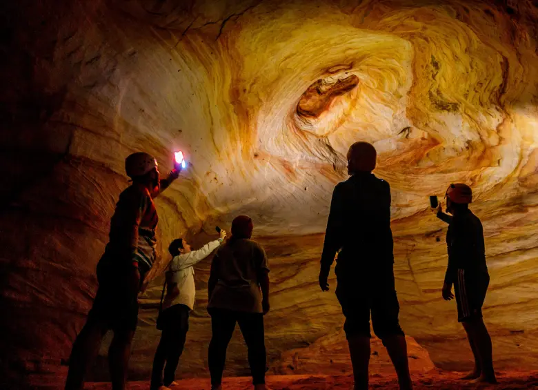 La cueva de los colores está ubicada a 18 kilómetros de Florencia, Caquetá. FOTO Camilo Suárez