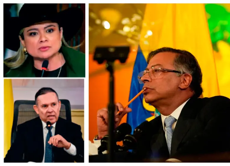 La representante Lina María Garrido, en nombre de la oposición, hizo réplica a las cerca de dos horas y media de discurso del primer mandatario. FOTO: PRESIDENCIA/COLPRENSA