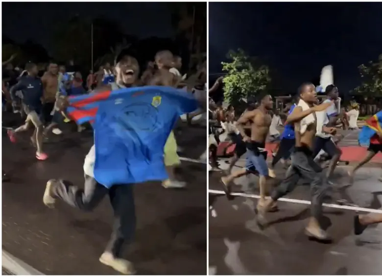 República Democrática del Congo se convirtió en la décima selección africana clasificada al Mundial, en el que hará parte del Grupo K junto a Colombia, Portugal y Uzbekistán. FOTO: Captura de video de redes sociales @BilleteAl25376