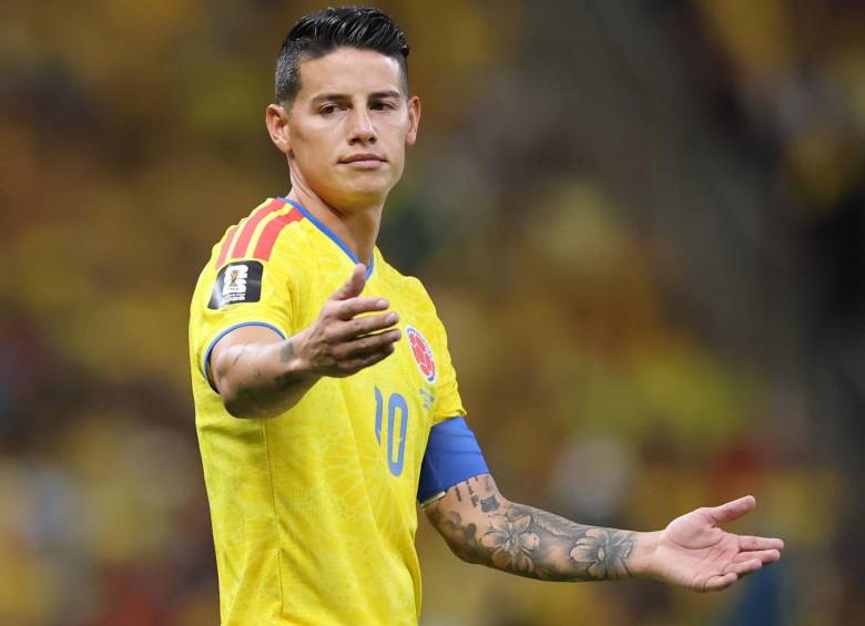 James anunció su retiro de la Selección Colombia este martes 15 de septiembre de 2026, tras fichar por Atlético Nacional. FOTO: Getty