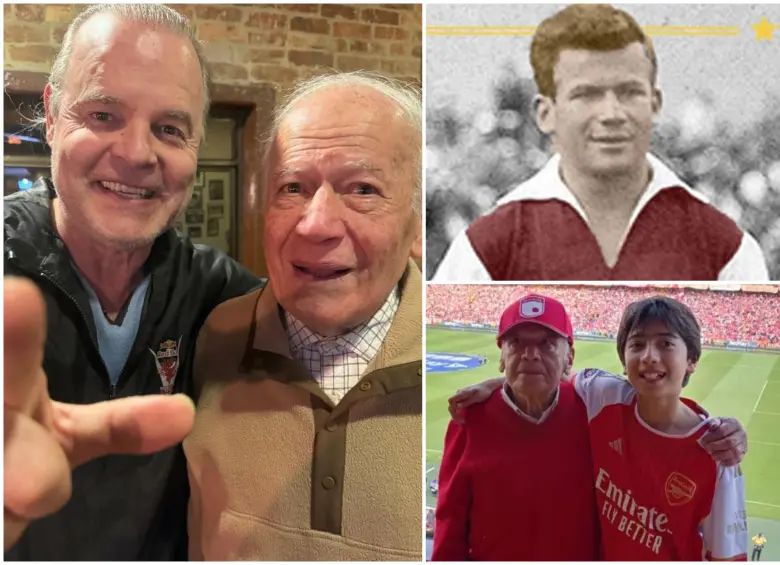 Hernando ‘Mono’ Tovar Brizneda compartía con periodistas e iba al estadio a ver jugar a Santa Fe. FOTO: Tomada de redes sociales @olsendeportes, @SantaFe y cortesía