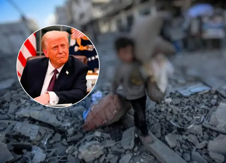 El primer ministro israelí, Benjamín Netanyahu, y el movimiento político, religioso y militar palestino Hamás firmaron un acuerdo en primera fase, conforme a la propuesta del presidente de Estados Unidos, Donald Trump. FOTOS: AFP
