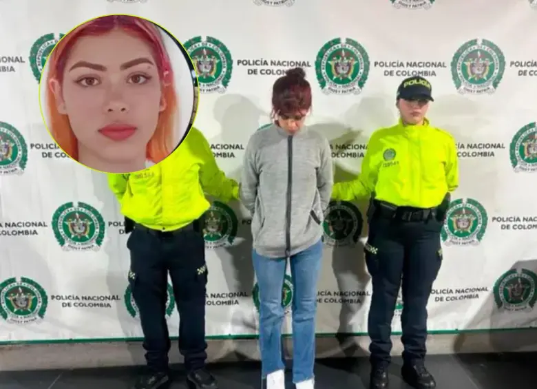 Alias Gabriela fue capturada días después del crimen del senador Miguel Uribe. FOTO: Cortesía Policía y tomada de redes sociales