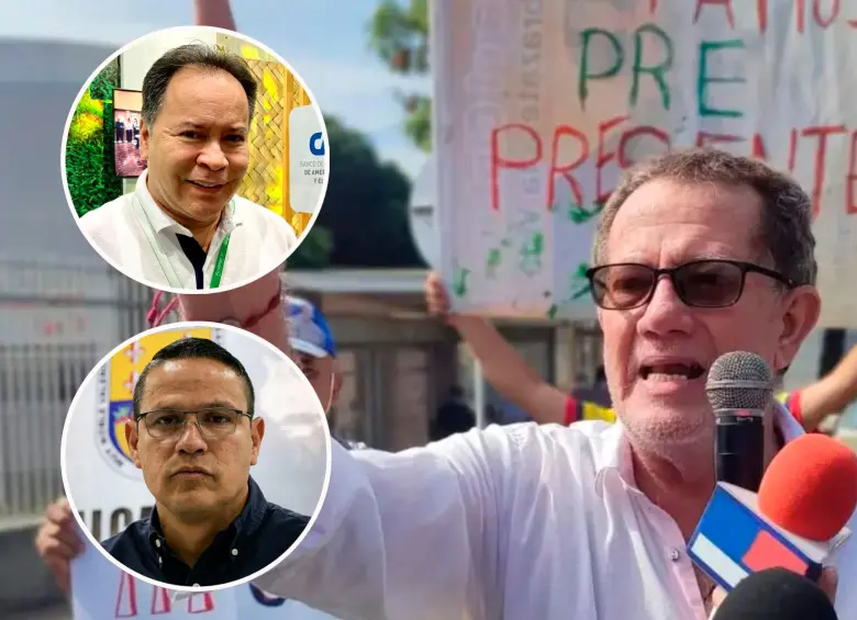 El gobernador de Norte de Santander, William Villamizar (arriba en la foto), y el alcalde de Cúcuta, Jorge Enrique Acevedo (abajo en la foto), negaron tener cualquier relación con el asesinato del periodista Jaime Vásquez. FOTOS: Colprensa y tomada de Facebook 