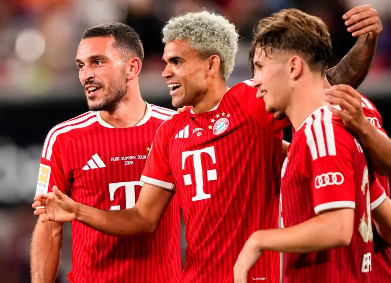 Luis Díaz es una de las grandes figuras del Bayern Múnich de Alemania. Foto: tomada del x de @Bayern 