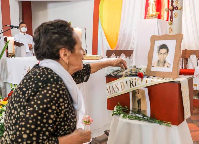 La madre de Germán, María Mercedes Jiménez, de 90 años, lideró su búsqueda desde que interpuso la denuncia hace 40 años. FOTO CORTESÍA