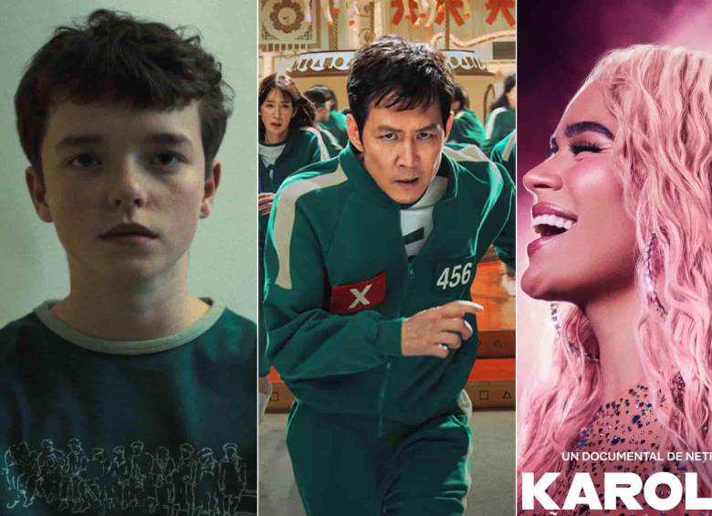 Adolescencia, El juego del calamar y el documental de Karol G, entre lo más visto el primer semestre en Netflix. FOTOS Cortesía