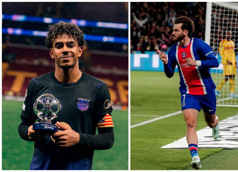 Lamine Yamal y Kvicha Kvarataskhelia son los dos líderes del ataque de Barcelona y PSG. FOTO: Instagram lamineyamal y kvara7
