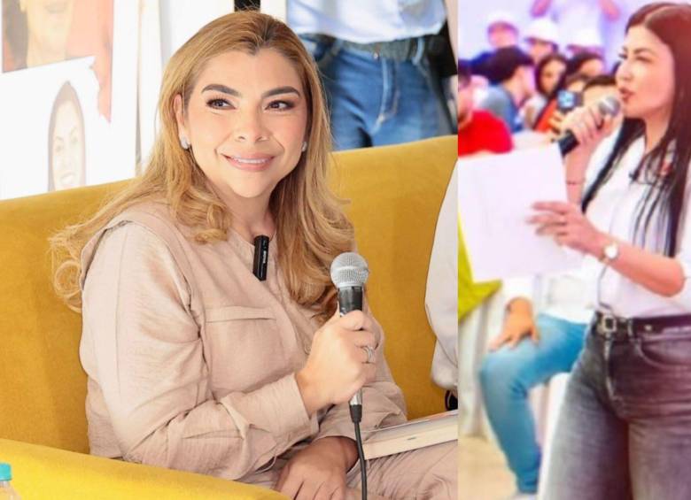 Maria Irma Noreña y Yirley Vargas, esposas de los alcaldes de Pereira y Cúcuta, llegarán a ocupar una curul en el Senado de la República. Fotos: redes sociales 