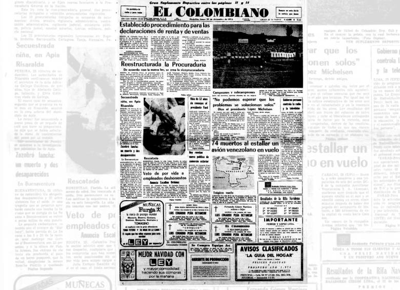 Un día como hoy 23 de diciembre