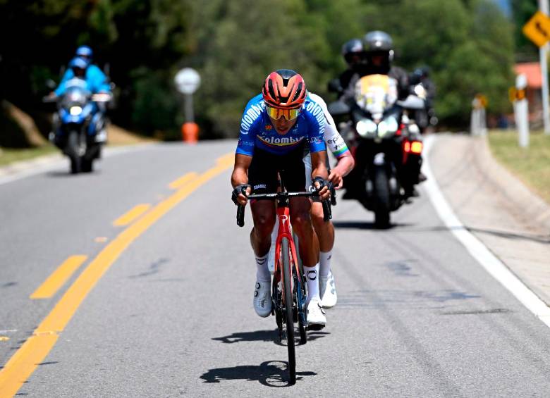 Egan Bernal compite por primera vez con Colombia en un Mundial. FOTO: Getty