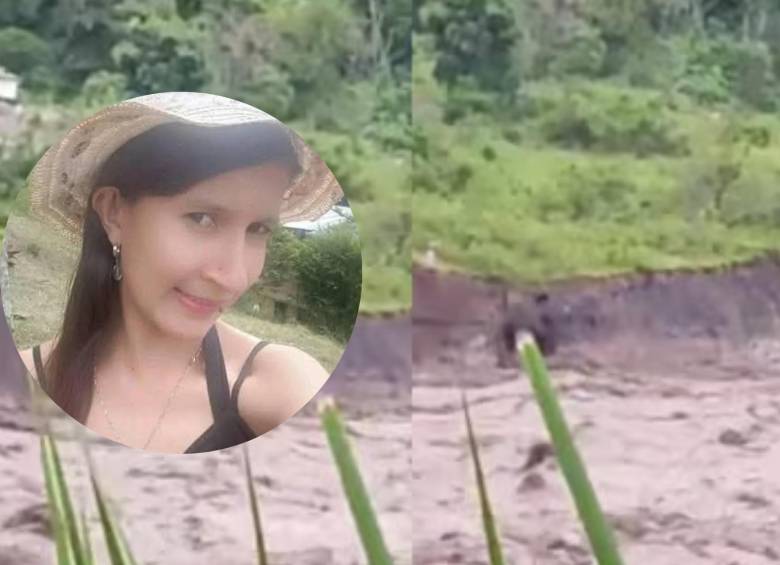 Valentina Chaux Chilito filmaba el río con su celular cuando cayó. Foto: Captura de pantalla de video.