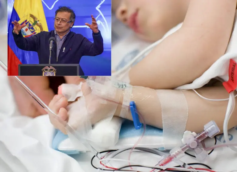 Gustavo Petro expuso una cifra sobre la tasa de mortandad infantil de menores de 5 años durante su período, sin embargo, tendría un error que haría que esta se infle. Fotos: Presidencia y Getty Images