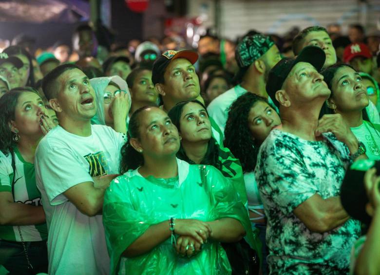 Pantallas gigantes para ver fútbol en Medellín. FOTO: EL COLOMBIANO