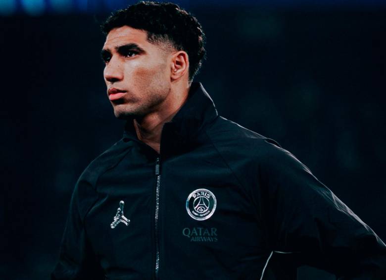 Hakimi, jugador del PSG y la selección de Marruecos. FOTO: X AchrafHakimi