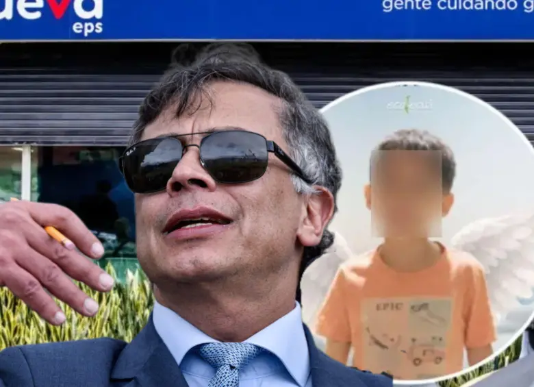 Gustavo Petro difundió la historia de Kevin Acosta a través de una alocución. Fotos: redes sociales, Jaime Pérez y Colprensa