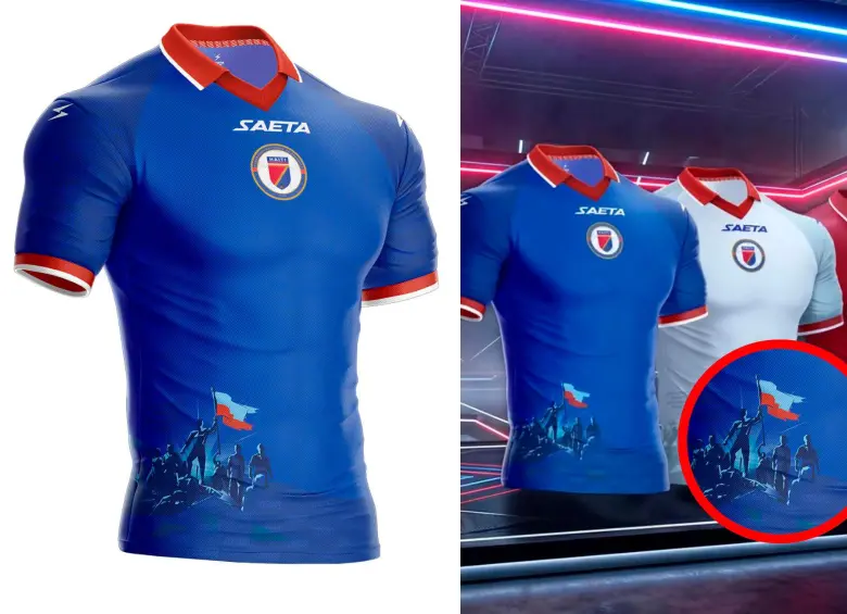 Saeta aseguró que el uniforme buscaba rendir homenaje a la historia y resiliencia del pueblo haitiano, sin intenciones políticas. FOTOS CORTESÍA