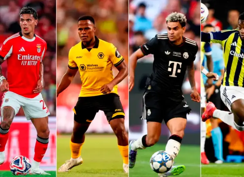 Los colombianos Richard Ríos y Jhon Arias llegaron recientemente al fútbol europeo después de brillar con equipos “grandes” de Brasil. FOTOS: GETTY 