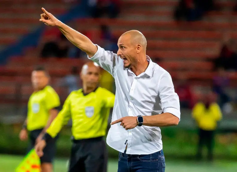 David González, técnico de Millonarios. FOTO JUAN ANTONIO SÁNCHEZ